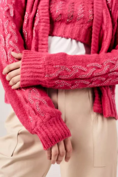 CARDIGAN ZOE - FUCSIA - Chunchon
