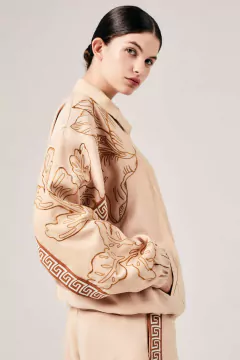 BOMBER URSULA - BEIGE - comprar online