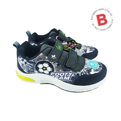 Zapatilla con abrojo y luces led FOOTY 861 POP0