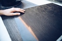 Imagen de Placa 100% Fibra de Carbono. 500x500x4mm