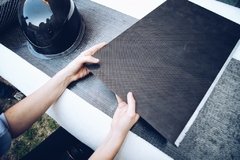 Placa 100% Fibra de Carbono. 300x400x1mm - comprar online