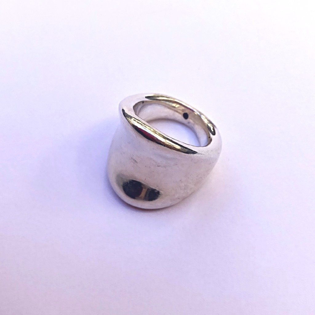 Anillo plata inflada - Comprar en Mer