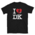 T-Shirt Ride It! I Love DropKnee - Preto e Azul Marinho - Calçados e Bolsas Online | Mandala Store