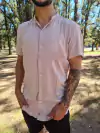 Camisa Lino Durazno