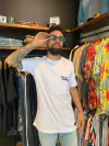 Remera Palm Blanca