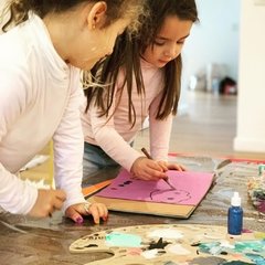 Mantel glitter + delantal con aplique - comprar online