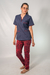 Ambo Mix Arciel + Spandex, Azul en internet