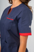Ambo Medico Artemisa Azul y Rojo - tienda online