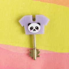 Camiseta llave Panda Lila