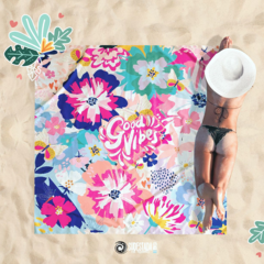 Manta Playera Good Vibes Cuadrada