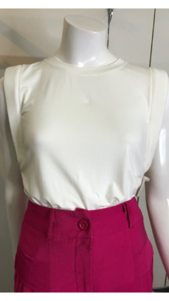 Blusa cavada malha na internet