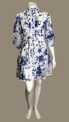 Vestido curto detalhes em guipir
