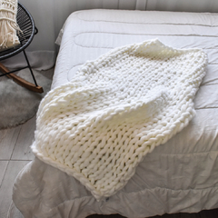 MANTA TEJIDA PARA DECORACIÓN - comprar online