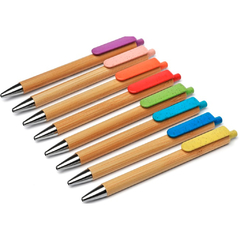 Boligrafo bambu y trigo eco bio, producto ecologico 