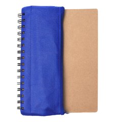 cuaderno ecologico anillado con cartuchera completa con logo