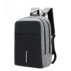 mochila porta notebook aghos con cargador. regalo kit de bienvenida