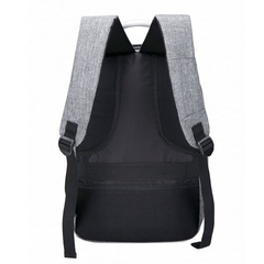 mochila porta notebook aghos con cargador. regalo kit de bienvenida