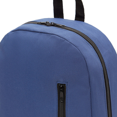 mochila simple economica modelo up en varios colores con logo. Regalo para niños