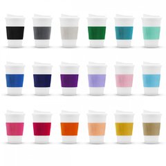 vaso térmico plástico con logo regalo empresarial grip de colores