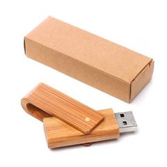 Pendrive de Madera Bambu Ecologico
