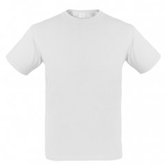 Remera de Algodón Blanca Manga Corta