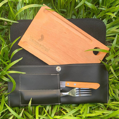 Set de Asado tocco con logo, ideal para regalo empresarial
