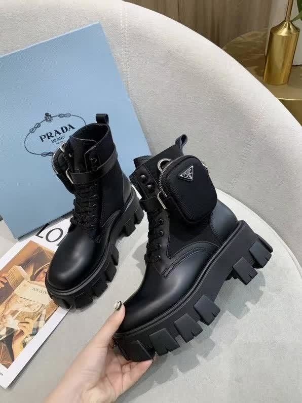 prada military boots