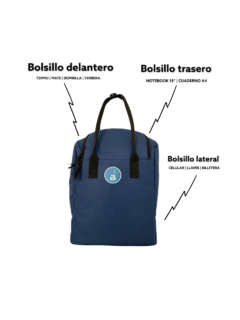 MOCHILA MATERA - AZUL - tienda online