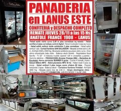 PANADERIA & CONFITERIA y DESPACHO EN LANUS - REMATE GASTRONOMICO EL JUEVES 28/11/2019