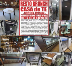 RESTO BRUNCH – PASTELERÍA & CASA de TE - REMATE EL LUNES 9/1/23