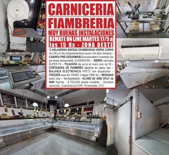CARNICERIA & FIAMBRERIA – MUY BUENAS INSTALACIONES – REMATE el MARTES 17/05/2022