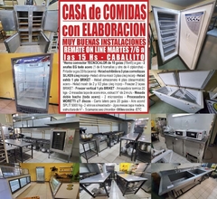 CASA de COMIDAS con ELABORACION – MUY BUENAS INSTALACIONES – REMATE el MARTES 7/06/2022