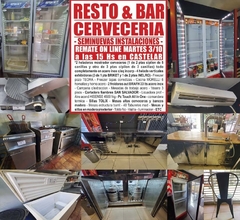 CERVECERÍA & RESTO BAR – REMATE EL MARTES 3/10/23
