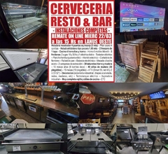 CERVECERÍA & RESTO BAR - REMATE EL MIÉRCOLES 22/3/23 a las 15 Hs
