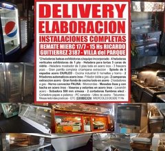 DELIVERY con ELABORACION - REMATE GASTRONOMICO EL MIERCOLES 17/7