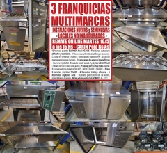3 FRANQUICIAS MULTIMARCAS – INSTALACIONES NUEVAS y SEMINUEVAS - REMATE EL MARTES 16/5/23