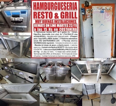 HAMBURGUESERÍA – RESTO & GRILL - REMATE EL MARTES 22/11/22