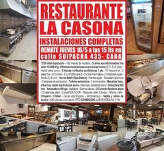 RESTAURANTE LA CASONA - REMATE GASTRONOMICO EL JUEVES 16/5