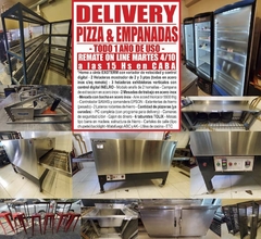 DELIVERY PIZZA & EMPANADAS – TODO 1 AÑO de USO - REMATE EL MARTES 4/10/22 a las 15 Hs
