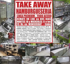 TAKE AWAY - GRAN HAMBURGUESERIA - REMATE GASTRONÓMICO EL MARTES 10 y MIERC 11/11/2020