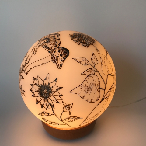 Dibujo con luz grande