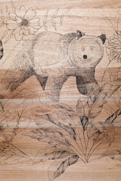 Selva sobre madera - Camila Vilar