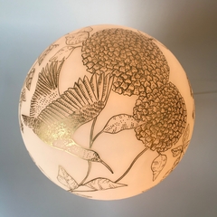 Imagen de Dibujo con luz grande dorada