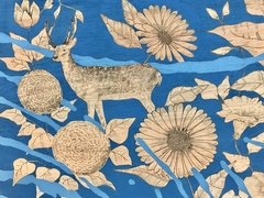 Mar sobre madera eucalipto - tienda online