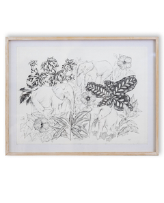 Elefantes, lápiz grafito - comprar online