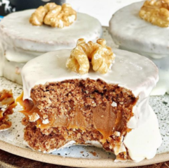 Alfajor Butterquen de Nuez y Dulce de Leche