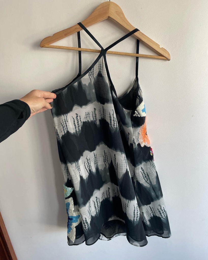 vestido rapsodia corto xs batik bordado - una ganga vestido rapsodia corto xs batik bordado - una ganga