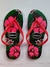 Chinelo Sandália Havaianas Flor rosa - tira rosa Feminina personalizadas tamanho 33 ao 40 - Envio Imediato