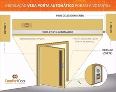 Imagem do Veda Porta Pino Automático Interno 122cm - Comfort Door