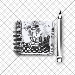 CUADRADO ANILLADO MINI SURTIDO * INTI
